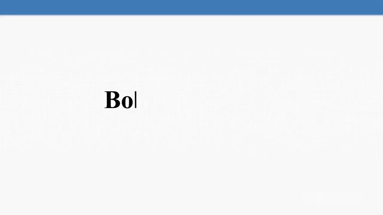 The text "Bol" is displayed in large, bold font on a white background with a blue bar at the top.