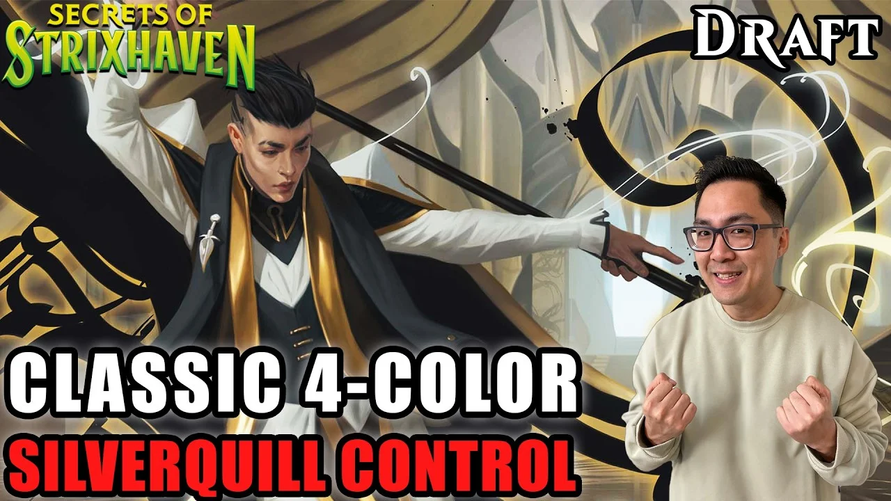 Drafting a 4-Color Silverquill Control Deck in Secrets of Strixhaven