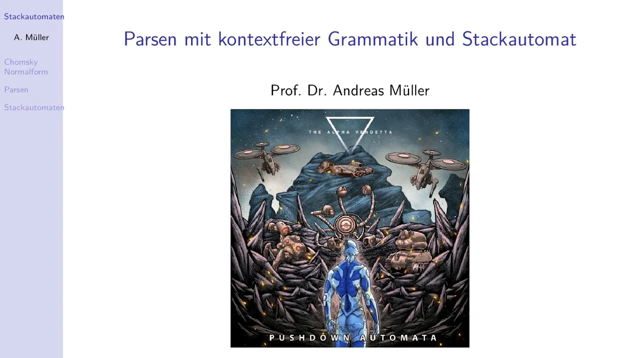 Parsen mit kontextfreier Grammatik und Stackautomat