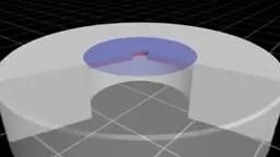 Drum-like waveguide structure diagram