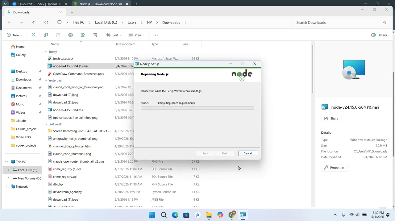 Установка и проверка Node.js