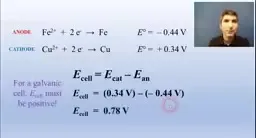 Free energy and cell potential formula