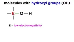 Hydroxyl group bond breakage diagram