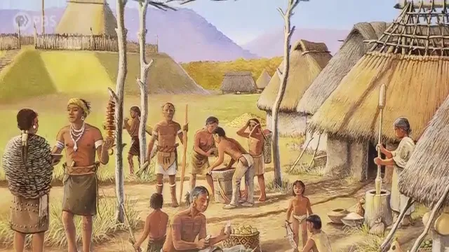 Artistic representation of daily life at Cahokia